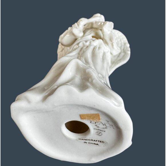 Lenox Angel Figurine Ivory Porcelain Nativity Musician 7 Inch - Picture 6 of 6